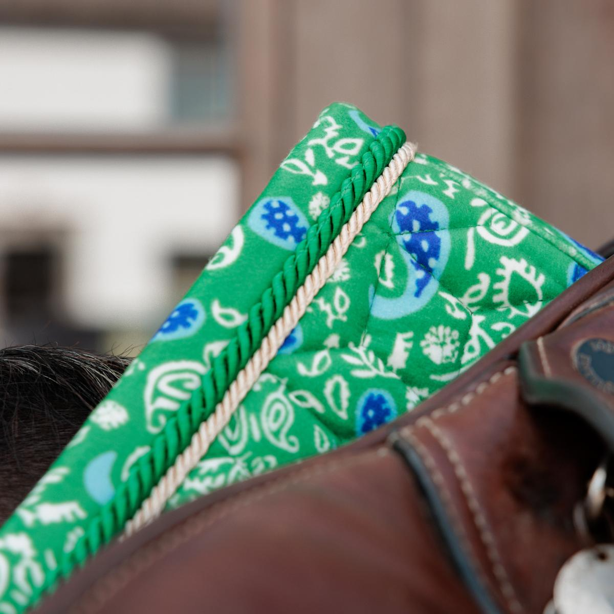 Kentucky Horsewear Saddle Pad Velvet Printing Jumping