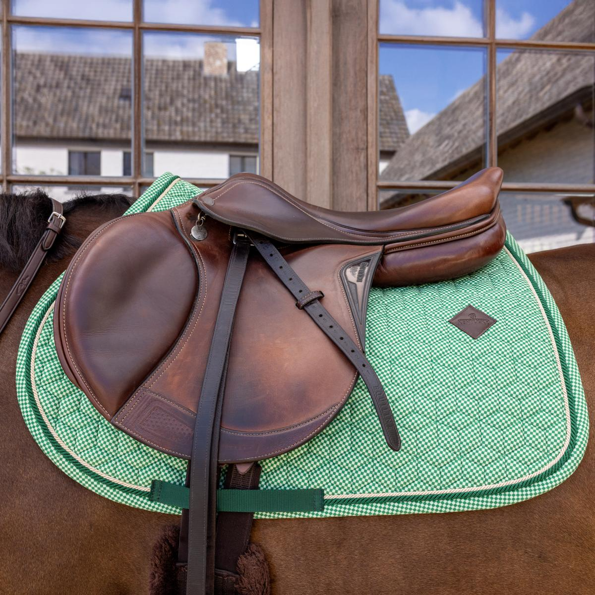 Kentucky Horsewear Saddle Pad Velvet Printing Jumping
