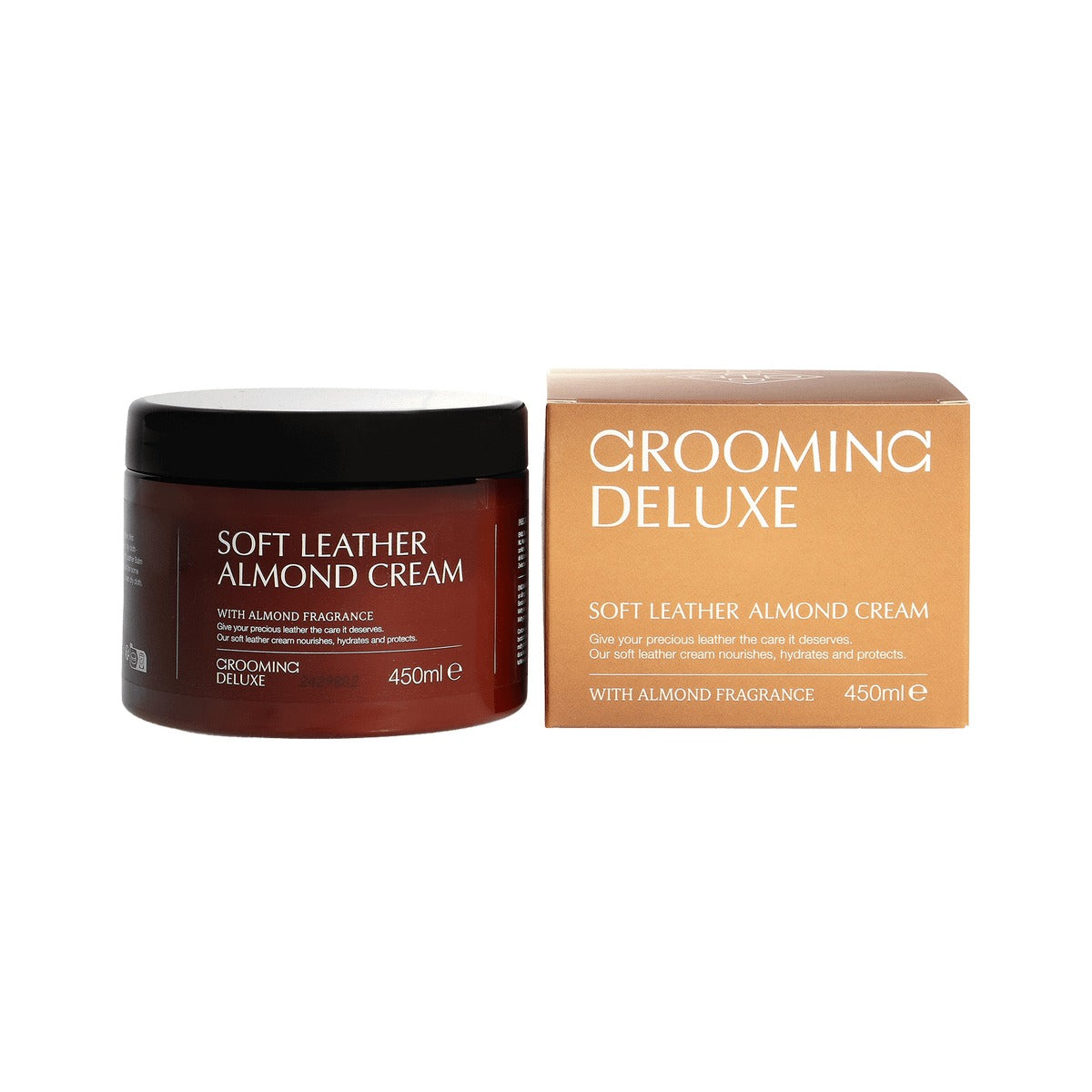 Grooming Deluxe Soft Leather Almond Cream