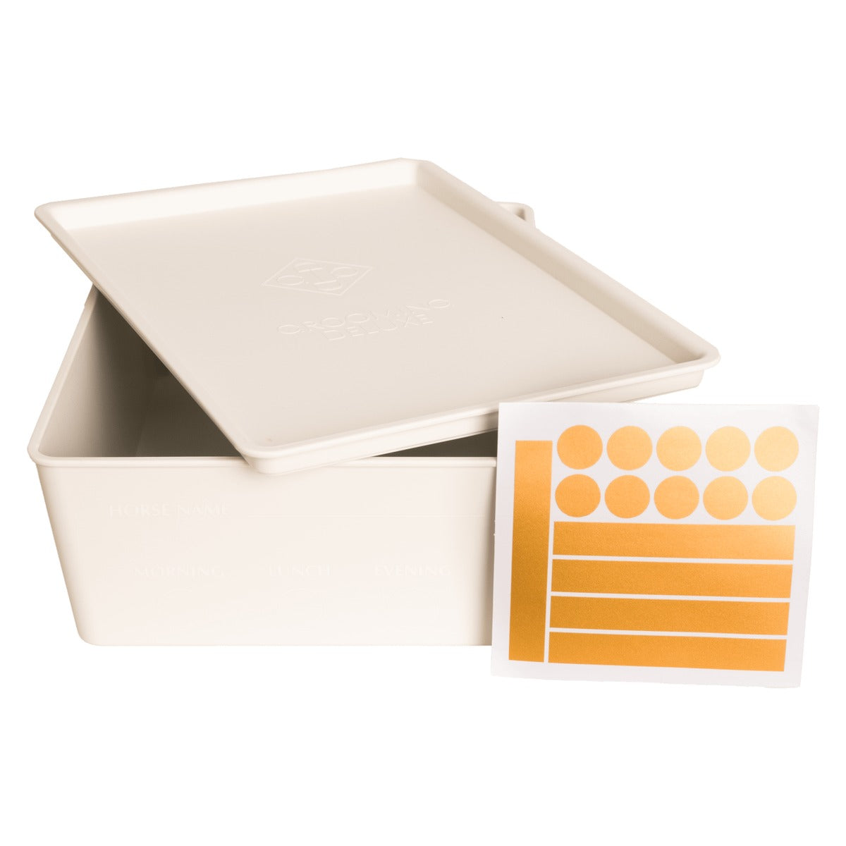Grooming Deluxe Horsefeed Box with Lid