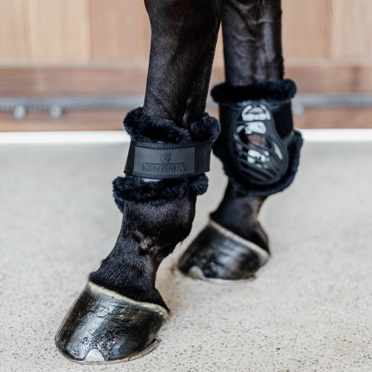 Kentucky Horsewear Vegan Sheepskin Young Horse Fetlock Boots