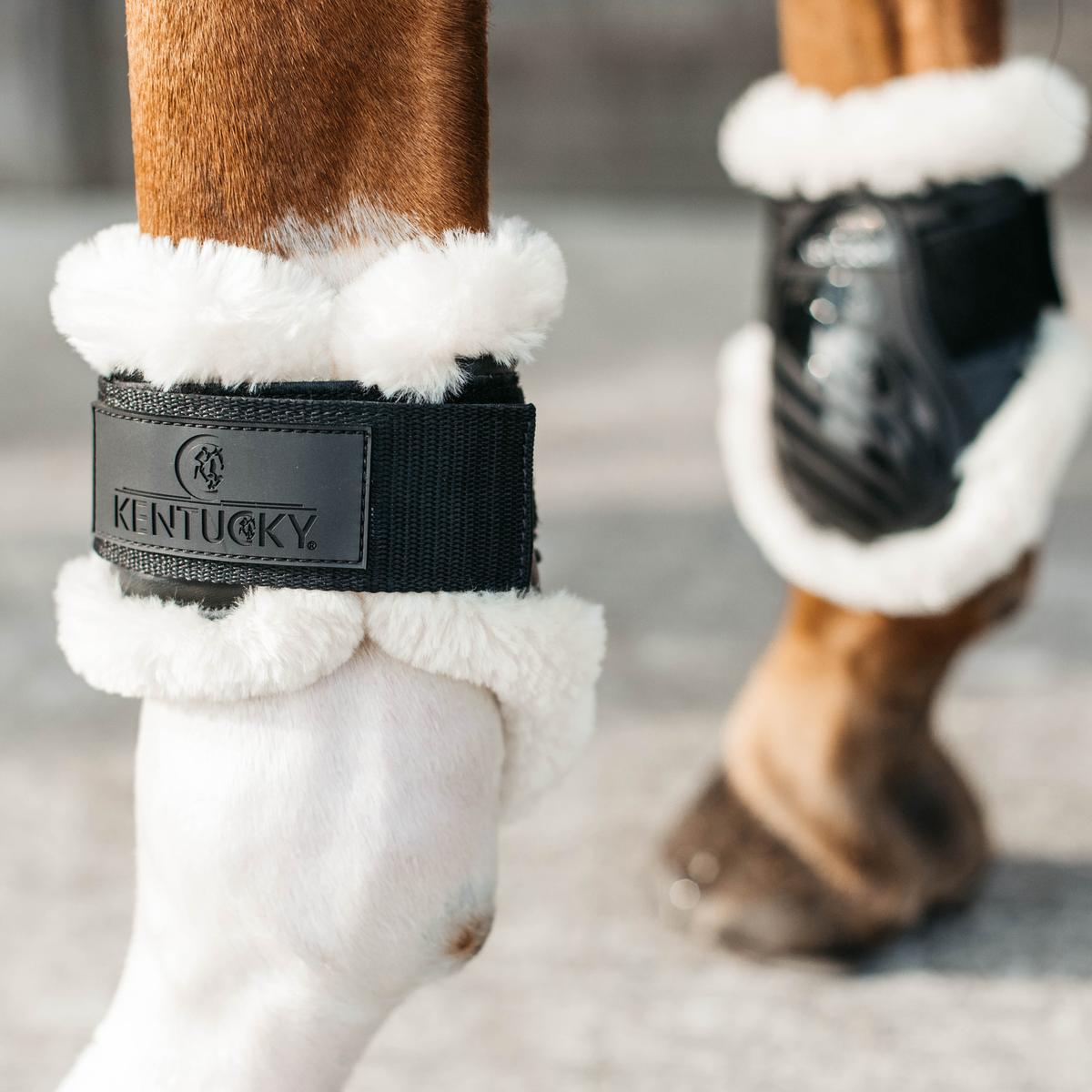 Kentucky Horsewear Vegan Sheepskin Young Horse Fetlock Boots