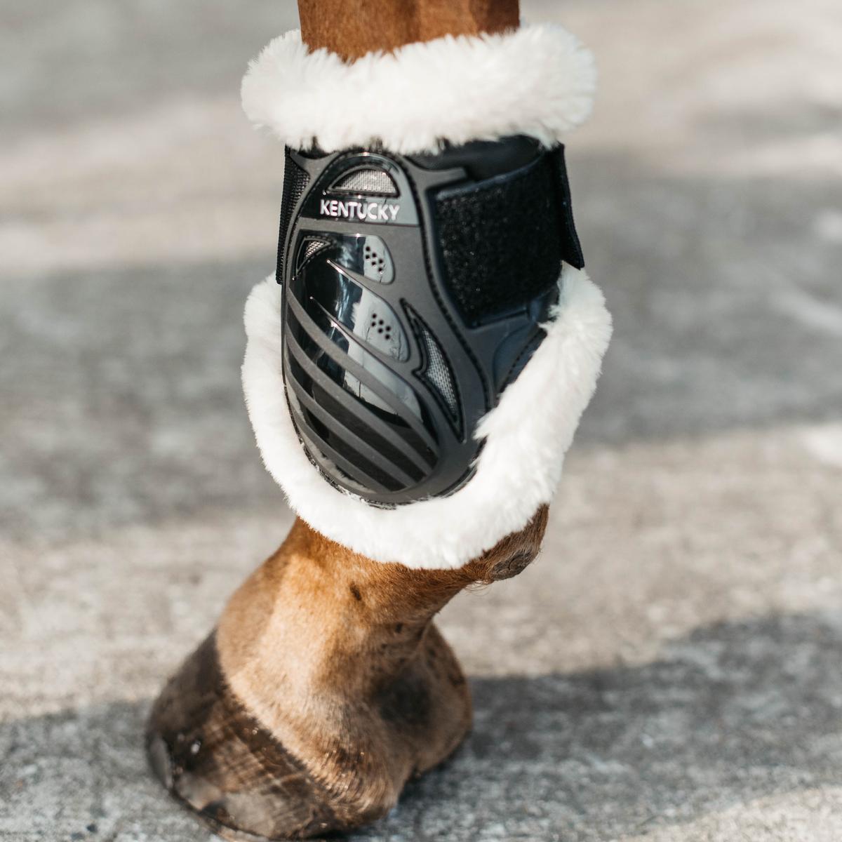 Kentucky Horsewear Vegan Sheepskin Young Horse Fetlock Boots