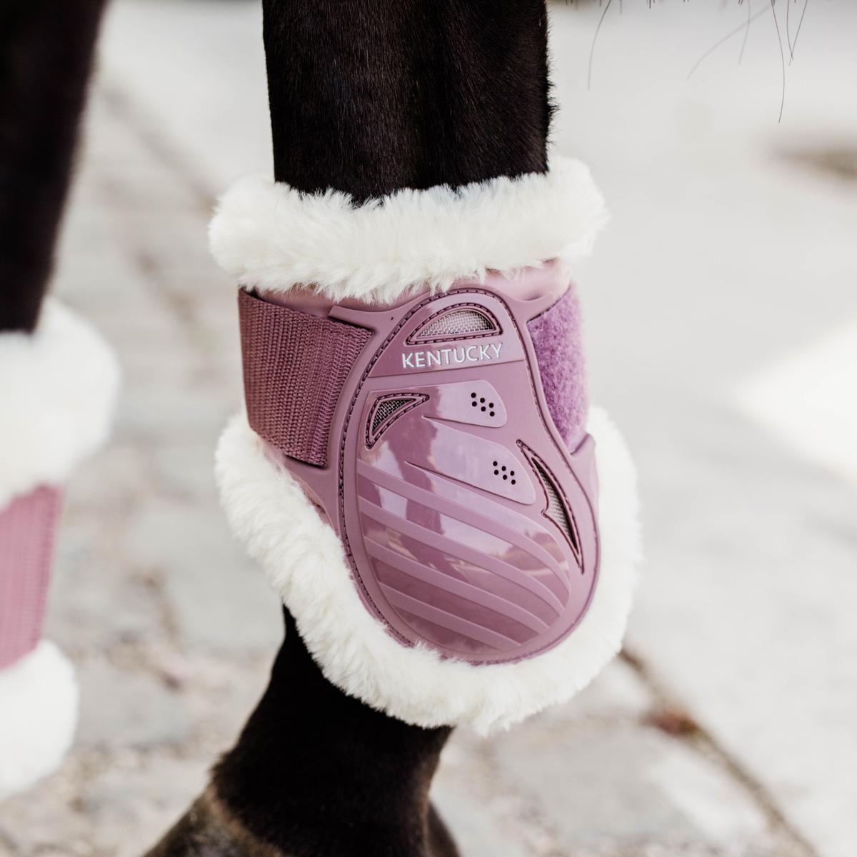 Kentucky Horsewear Vegan Sheepskin Young Horse Fetlock Boots