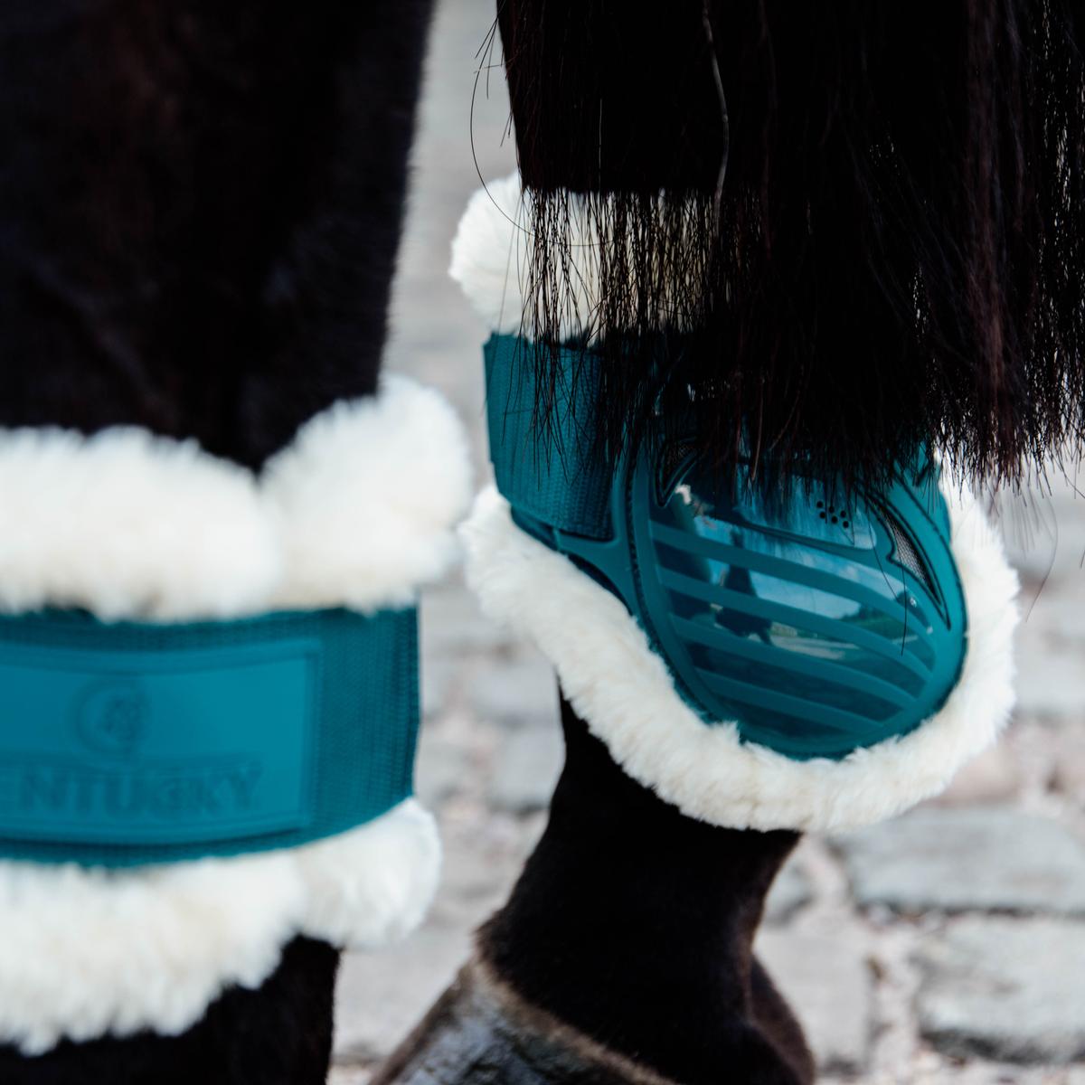 Kentucky Horsewear Vegan Sheepskin Young Horse Fetlock Boots