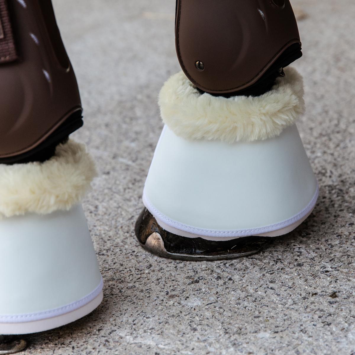 Kentucky Horsewear Sheepskin Leather Overreach Boots