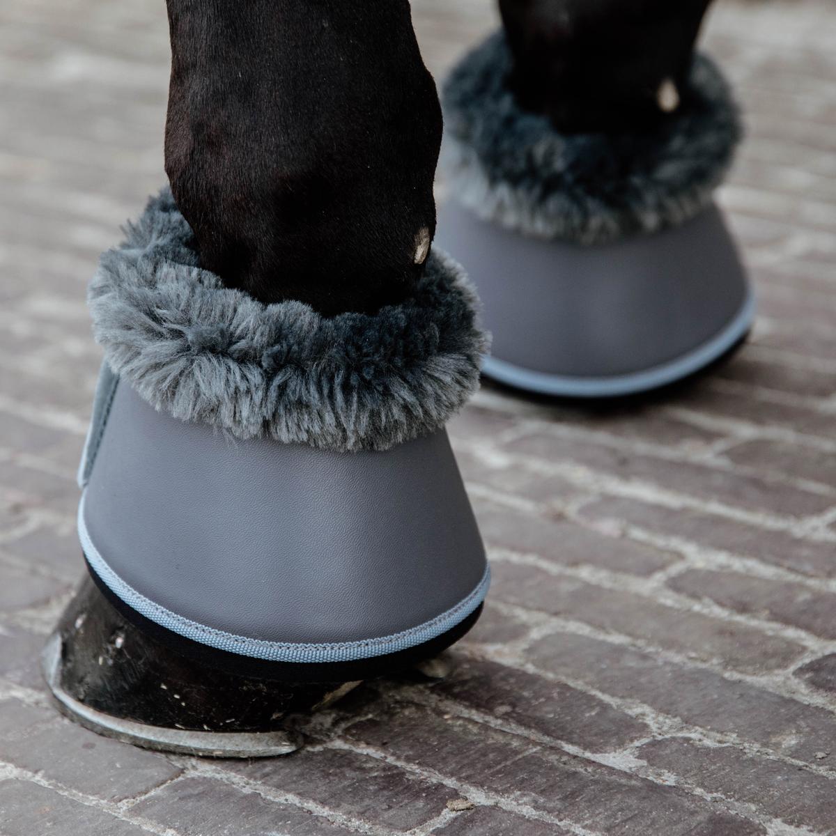 Kentucky Horsewear Sheepskin Leather Overreach Boots