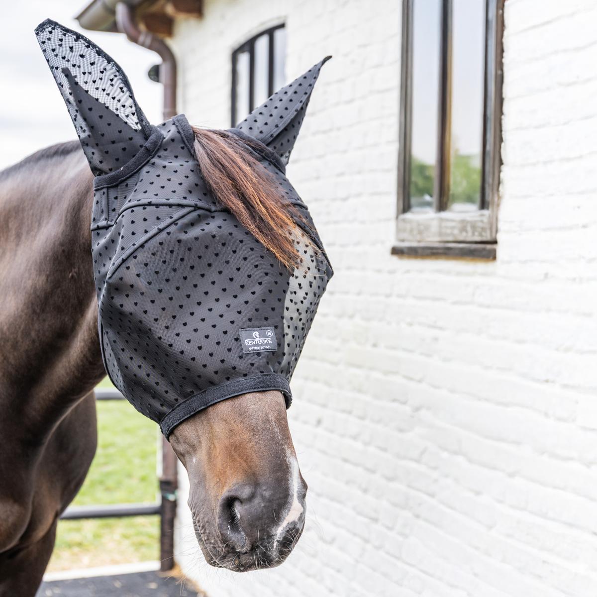 Kentucky Horsewear Fly Mask Heart with Ears and Nose