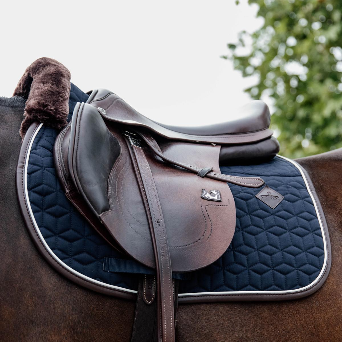 Kentucky Horsewear Skin Friendly Saddle Pad Jumping Star Quilting