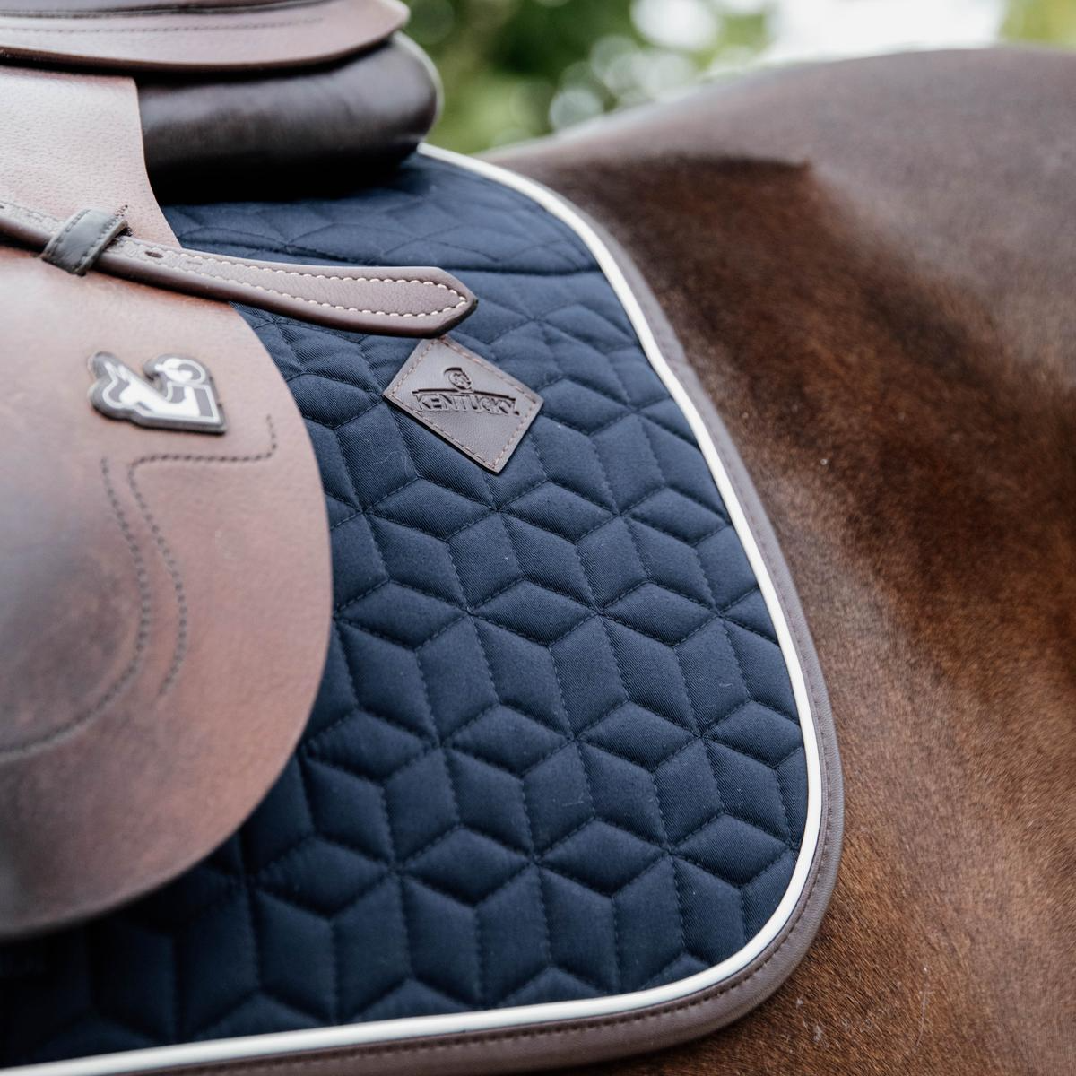 Kentucky Horsewear Skin Friendly Saddle Pad Jumping Star Quilting