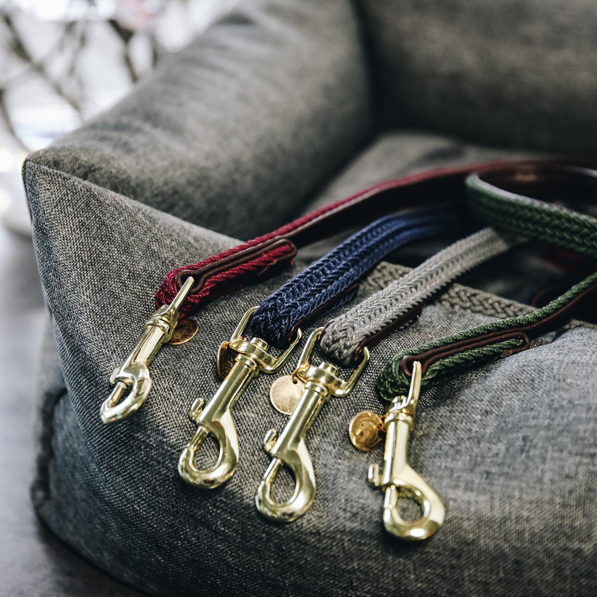 Kentucky Horsewear Plaited Nylon Dog Leash