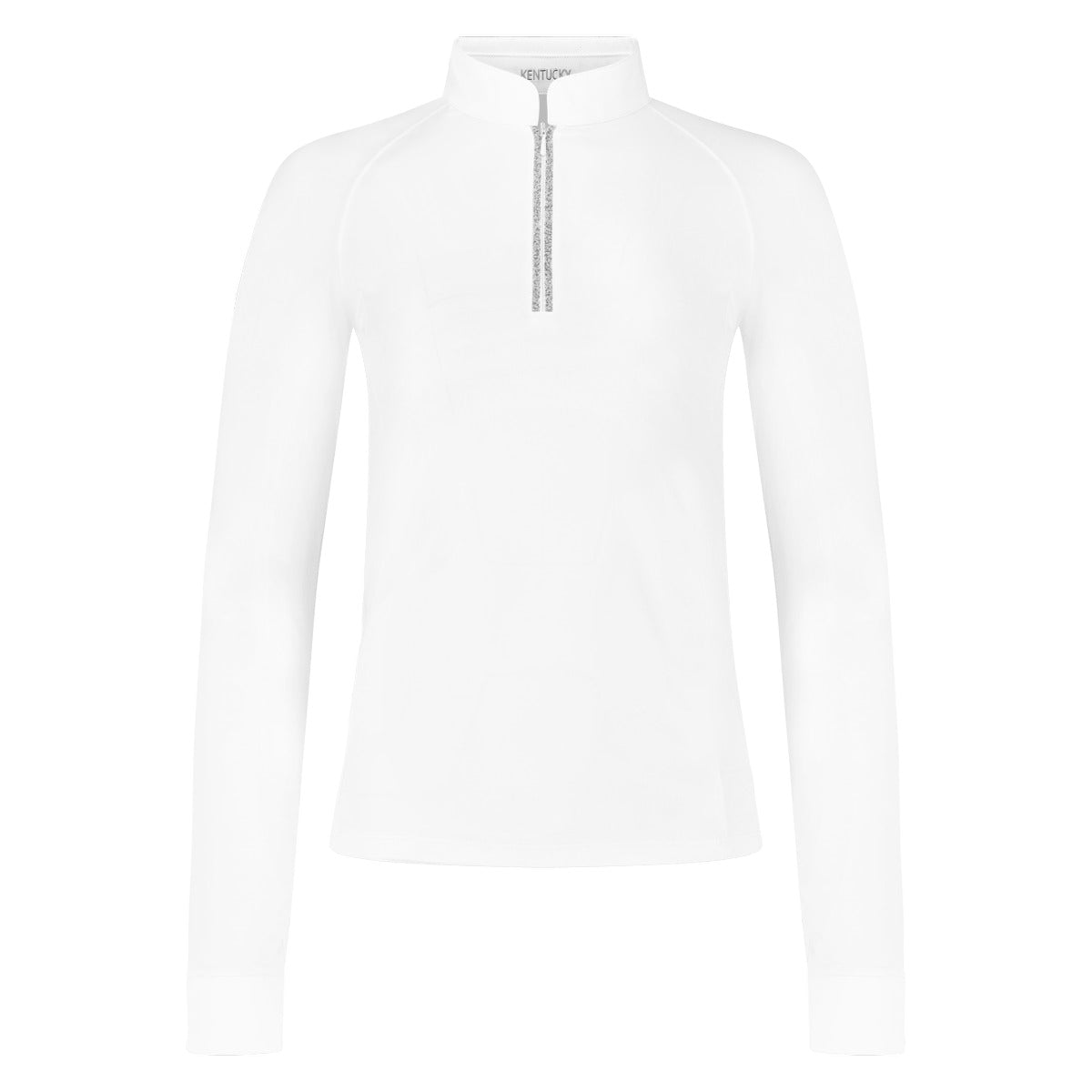 Kentucky Horsewear Show Shirt Women Classic with Glitter Zipper Long Sleeve