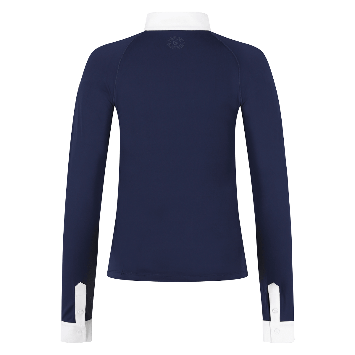 Kentucky Horsewear Show Shirt Women Classic with Glitter Zipper Long Sleeve
