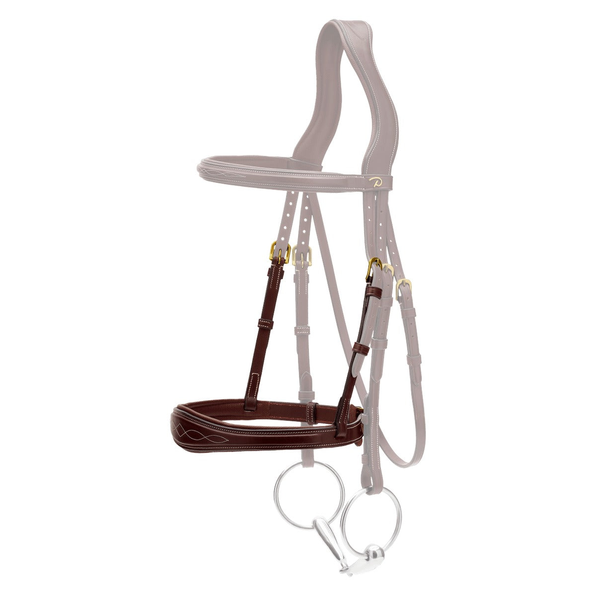 Kentucky Horsewear Anatomic Noseband Without Flash