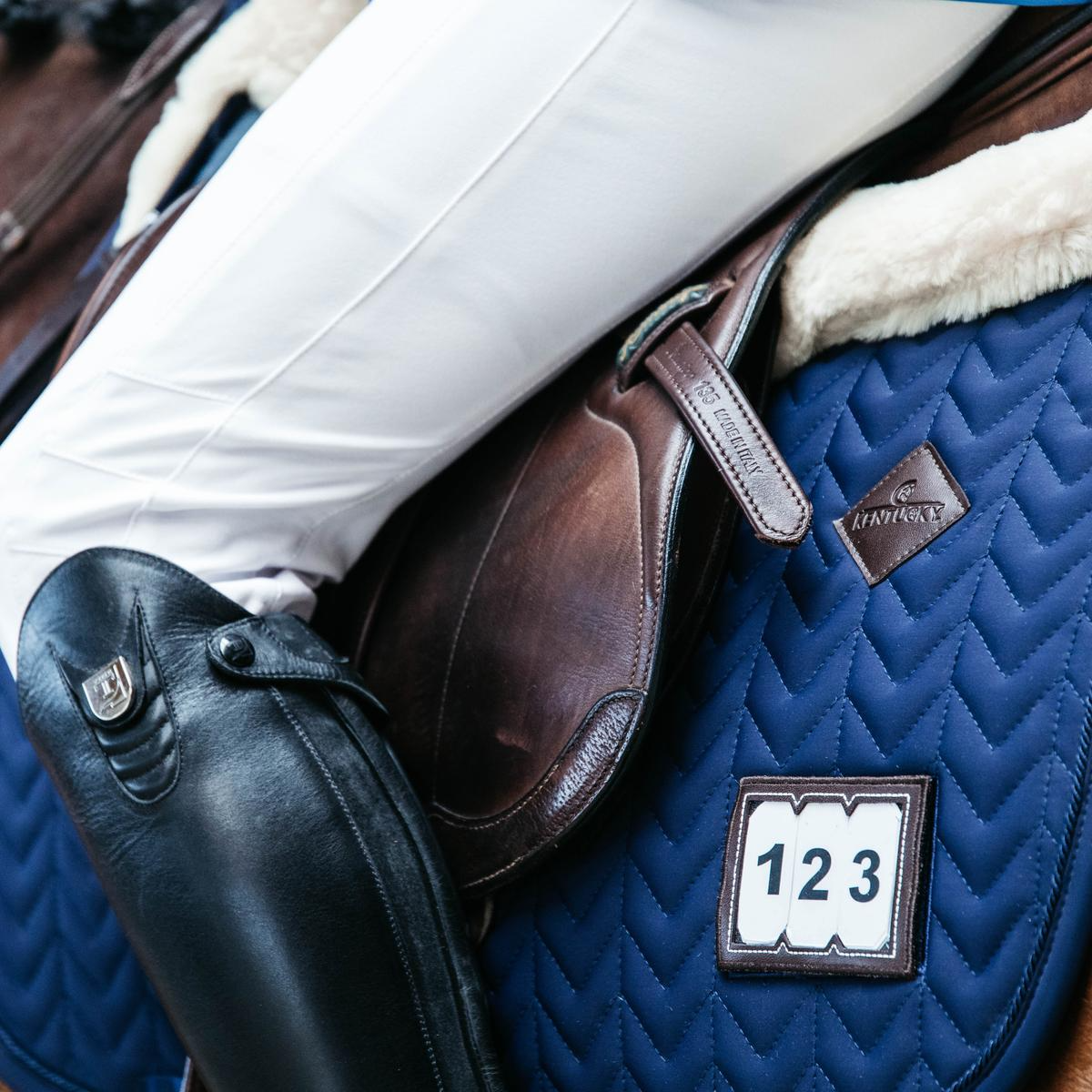 Kentucky Horsewear Saddle Pad Fishbone Competition Jumping