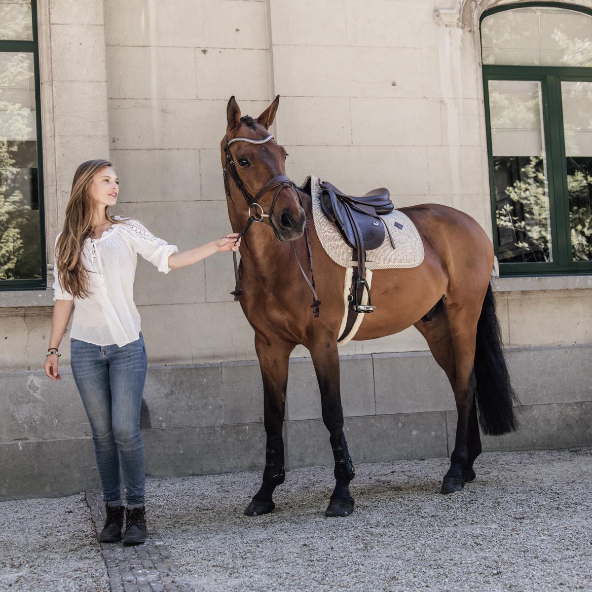 Kentucky Horsewear Saddle Pad Pied De Poule Jumping