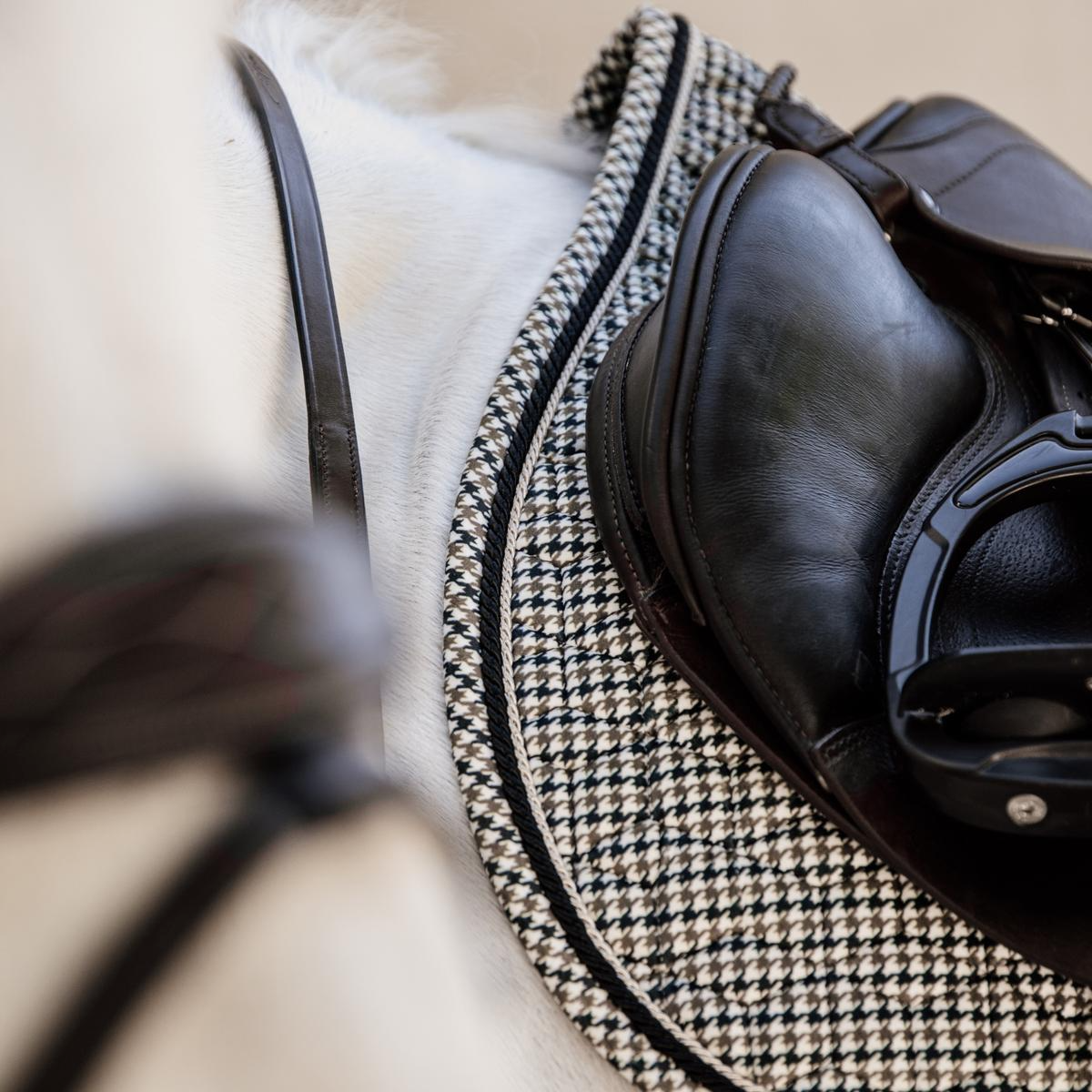 Kentucky Horsewear Saddle Pad Pied De Poule Jumping