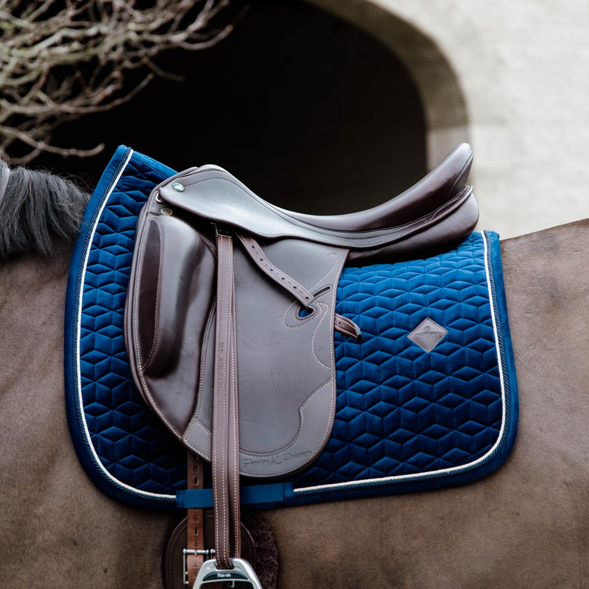 Kentucky Horsewear Saddle Pad Basic Velvet Dressage