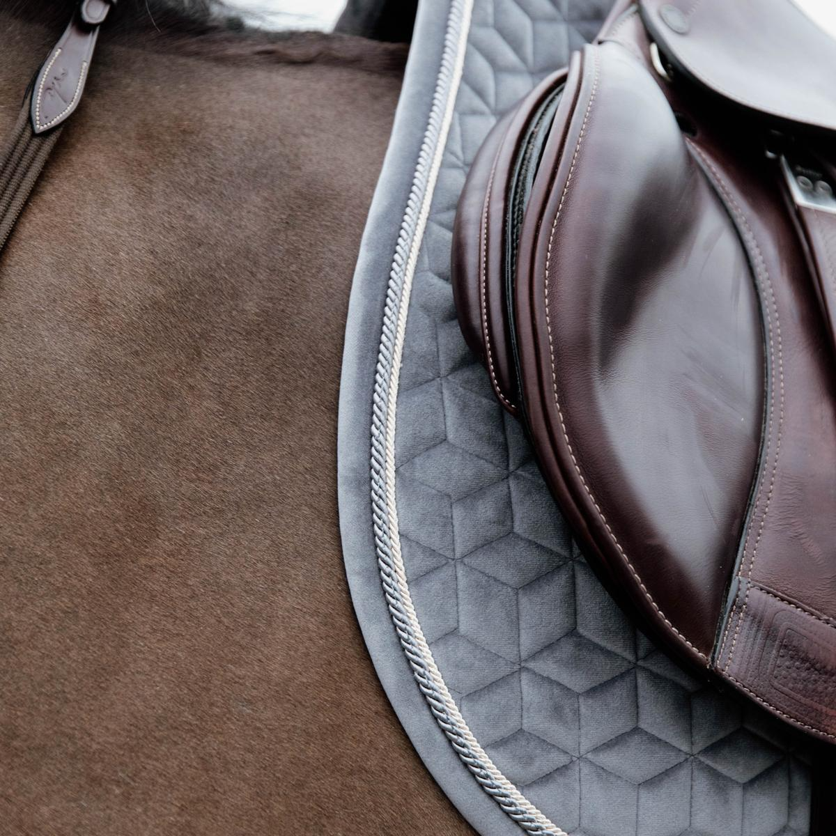 Kentucky Horsewear Saddle Pad Basic Velvet Jumping