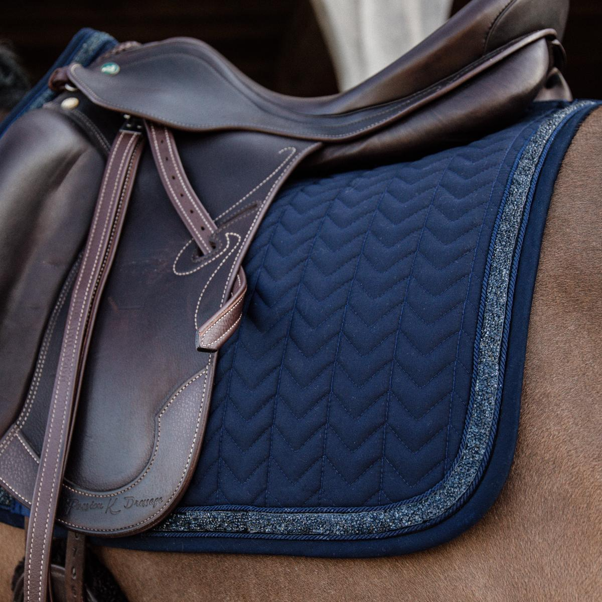 Kentucky Horsewear Saddle Pad Glitter Stone Dressage