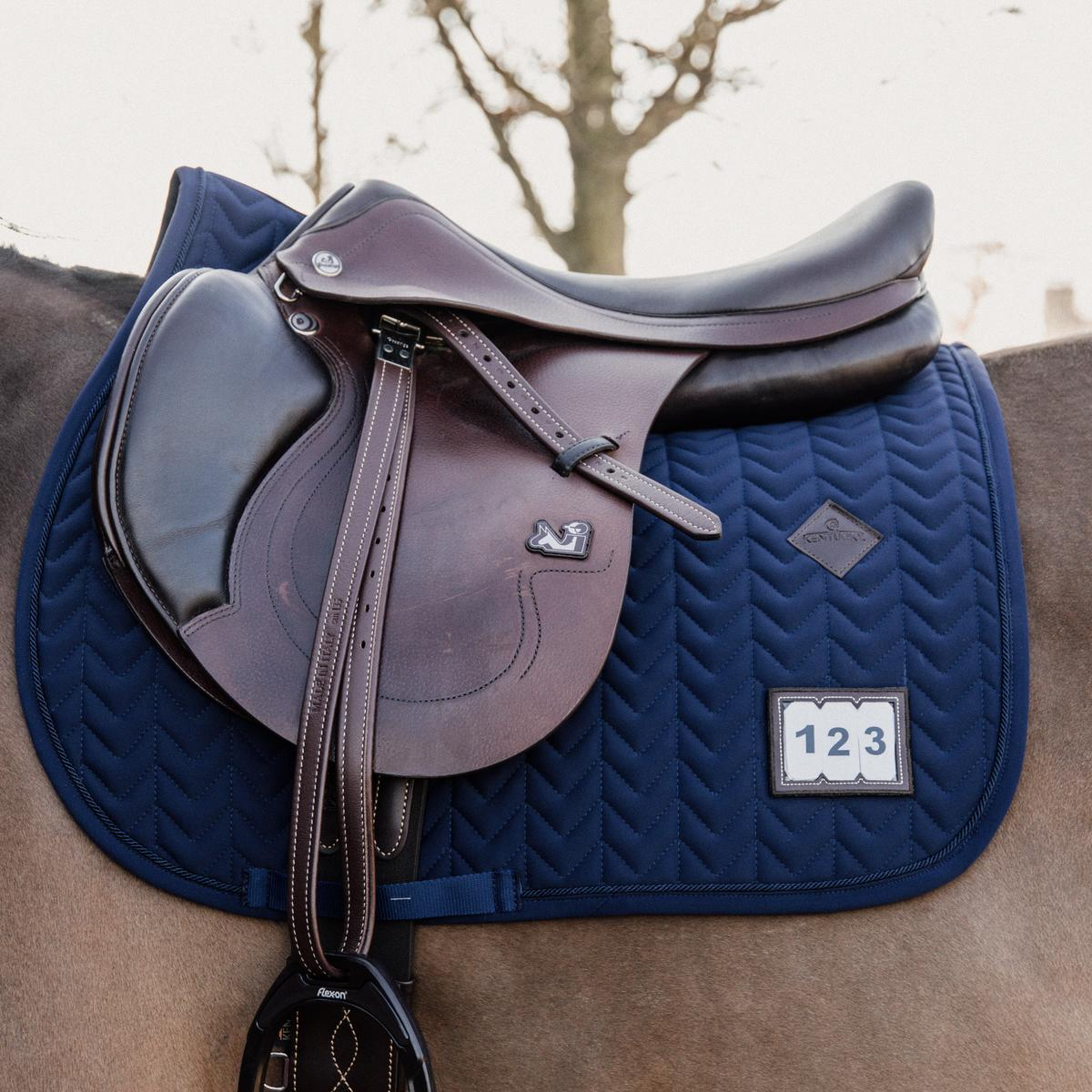 Kentucky Horsewear Saddle Pad Fishbone Competition Jumping