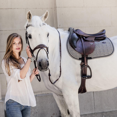Kentucky Horsewear Saddle Pad Pied De Poule Jumping