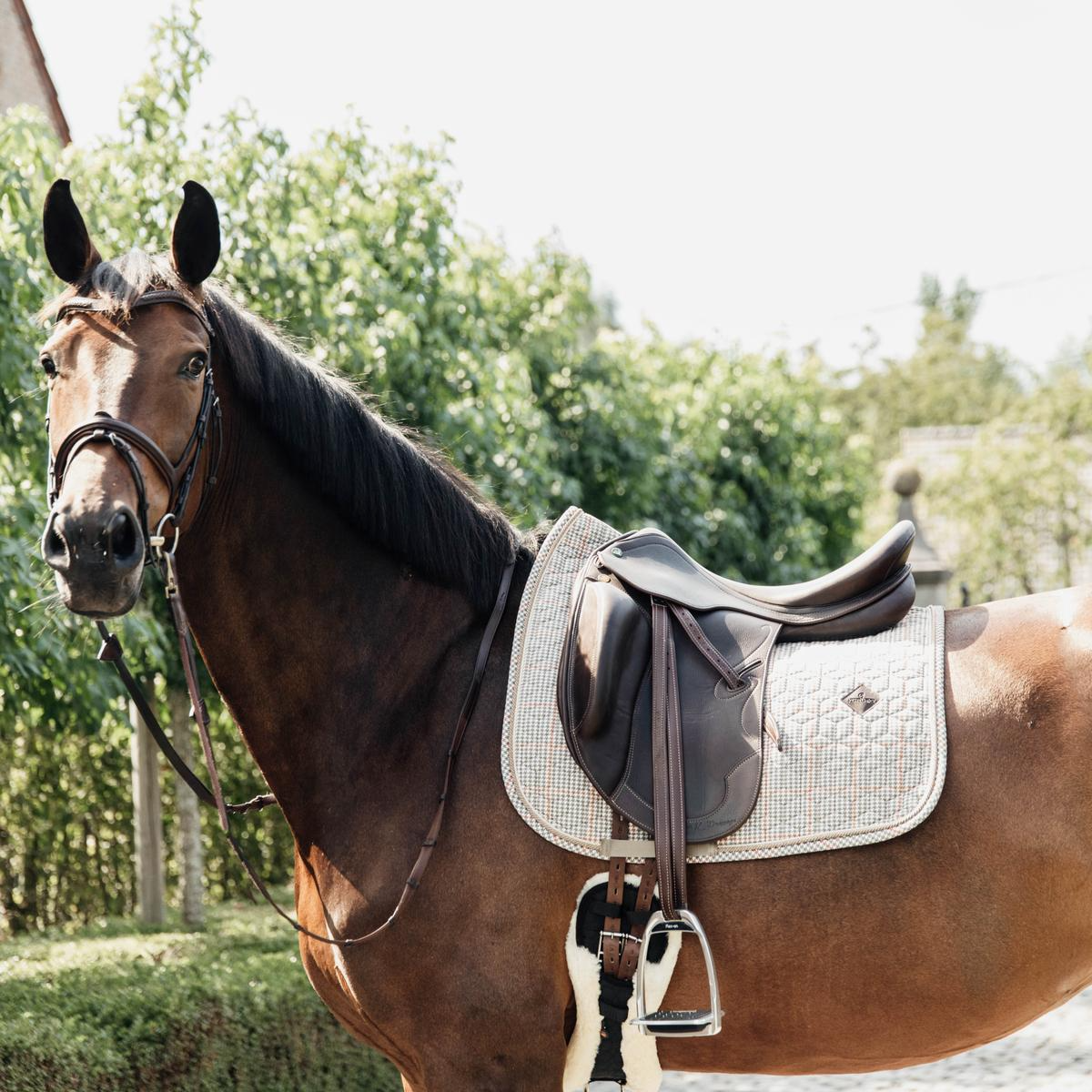 Kentucky Horsewear Saddle Pad Pied De Poule Dressage