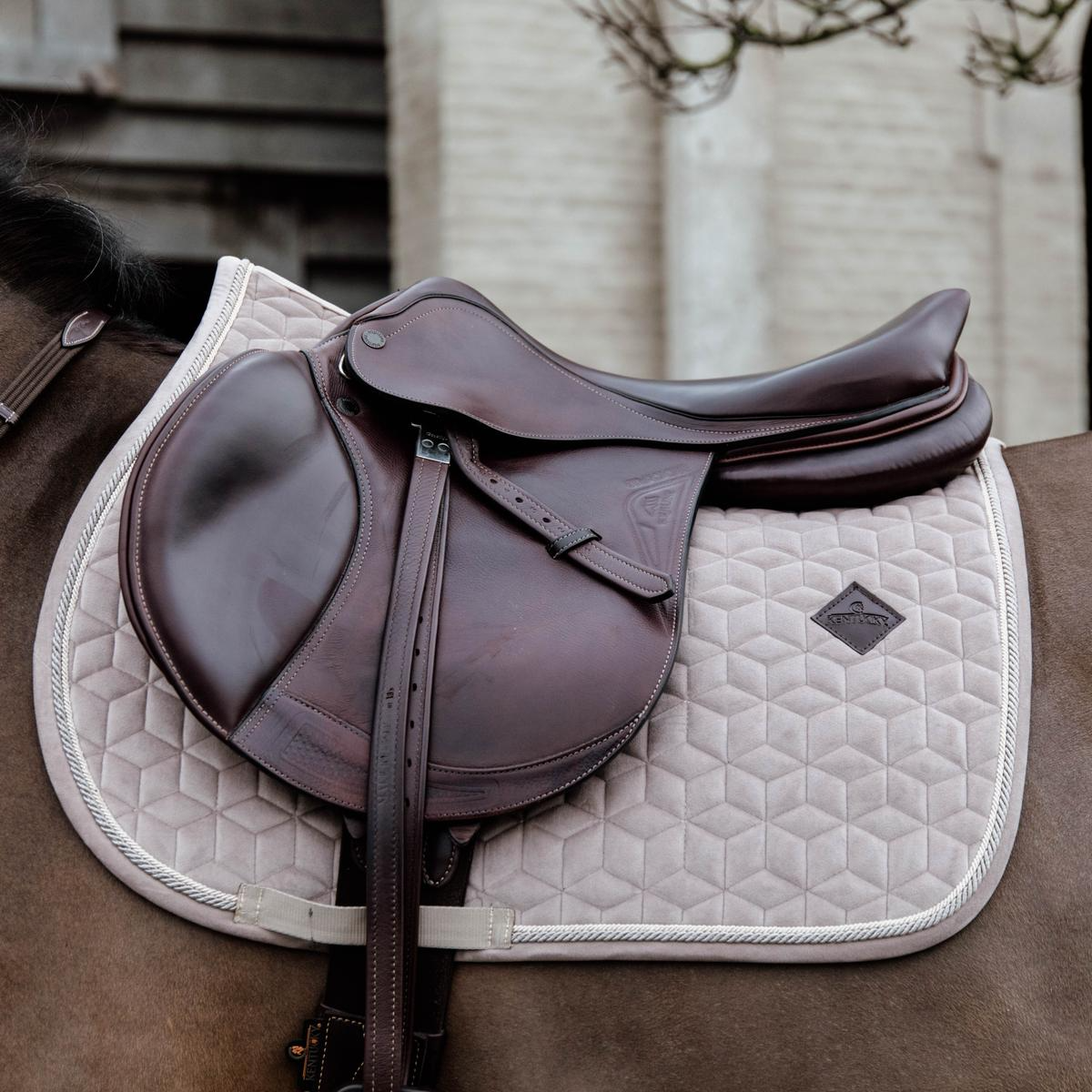 Kentucky Horsewear Saddle Pad Basic Velvet Jumping