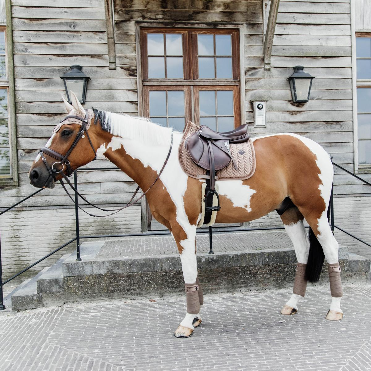 Kentucky Horsewear Saddle Pad Velvet Pearls Jumping