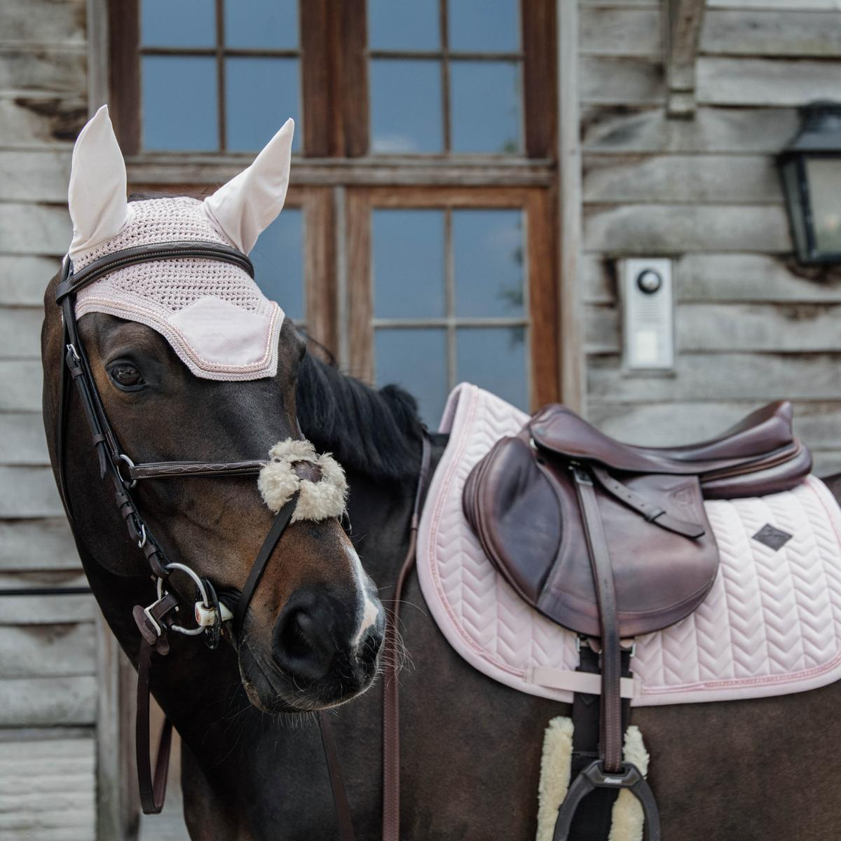 Kentucky Horsewear Saddle Pad Velvet Pearls Jumping