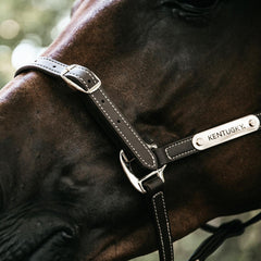 Kentucky Horsewear Leather Halter Flexible Neck Piece