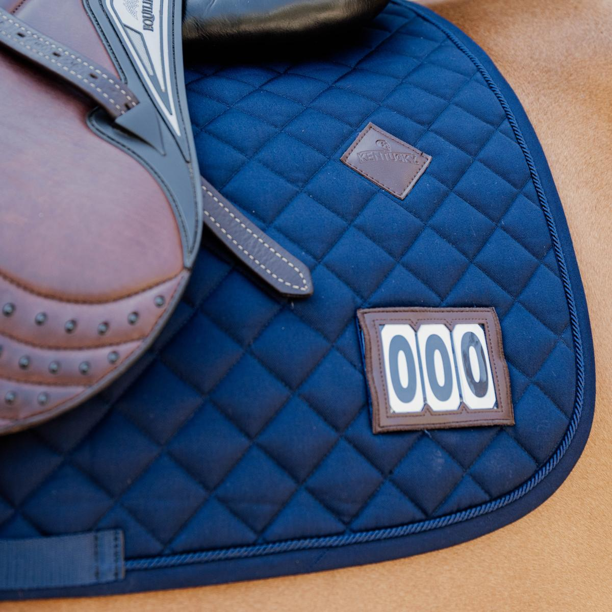 Kentucky Horsewear Saddle Pad Diamond Competition 2 numbers Jumping