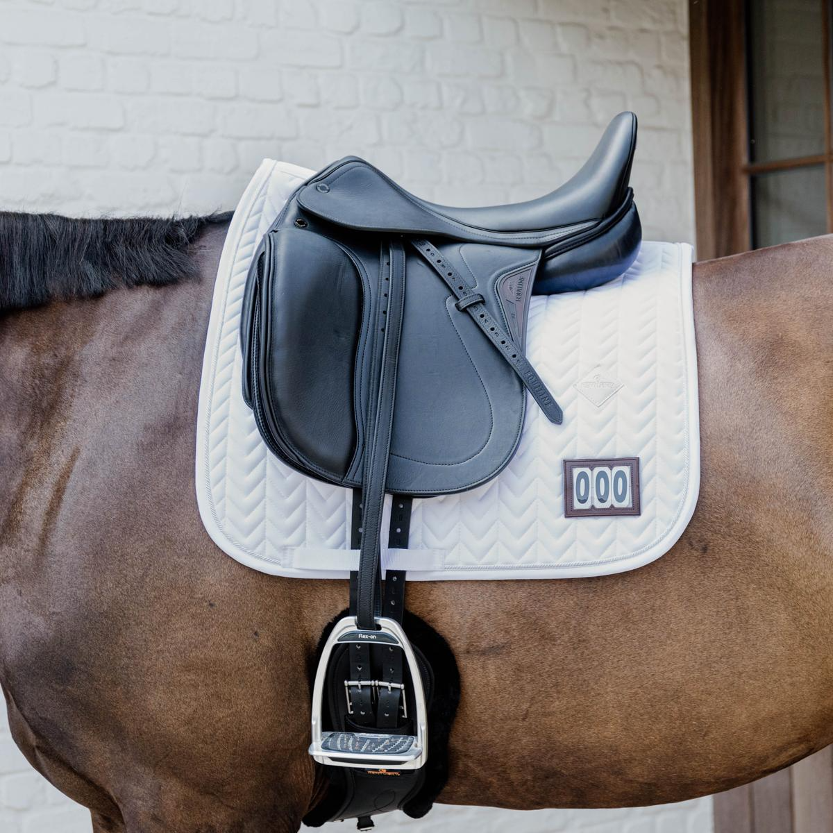 Kentucky Horsewear Saddle Pad Fishbone Competition 2 numbers Dressage