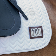 Kentucky Horsewear Saddle Pad Fishbone Competition 2 numbers Dressage