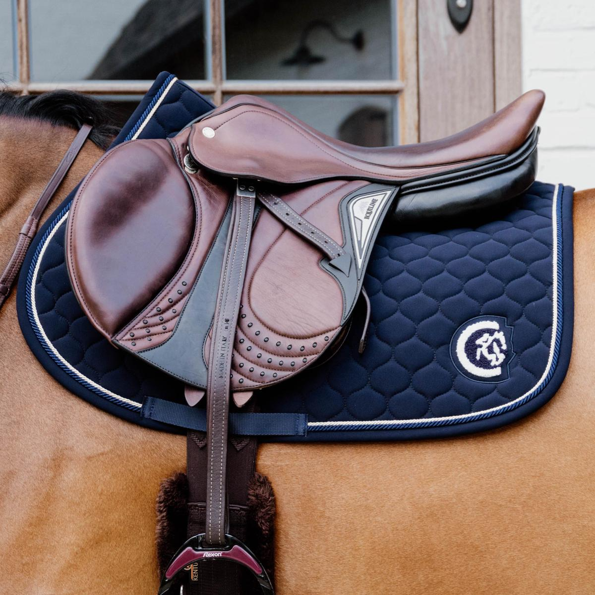 Kentucky Horsewear Saddle Pad 3D Logo Onion Quilt Jumping