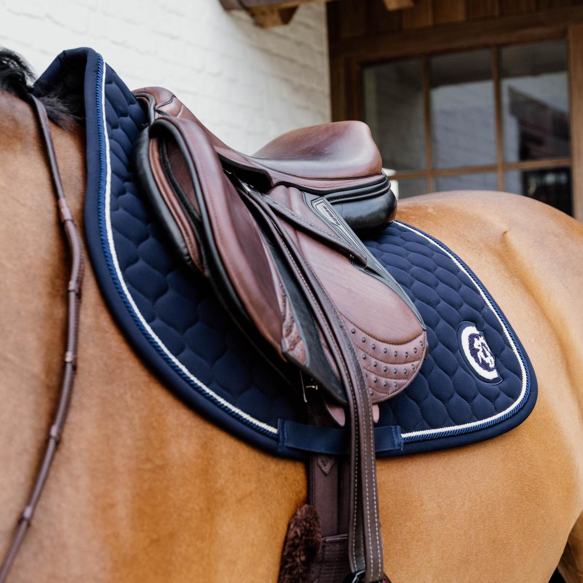 Kentucky Horsewear Saddle Pad 3D Logo Onion Quilt Jumping