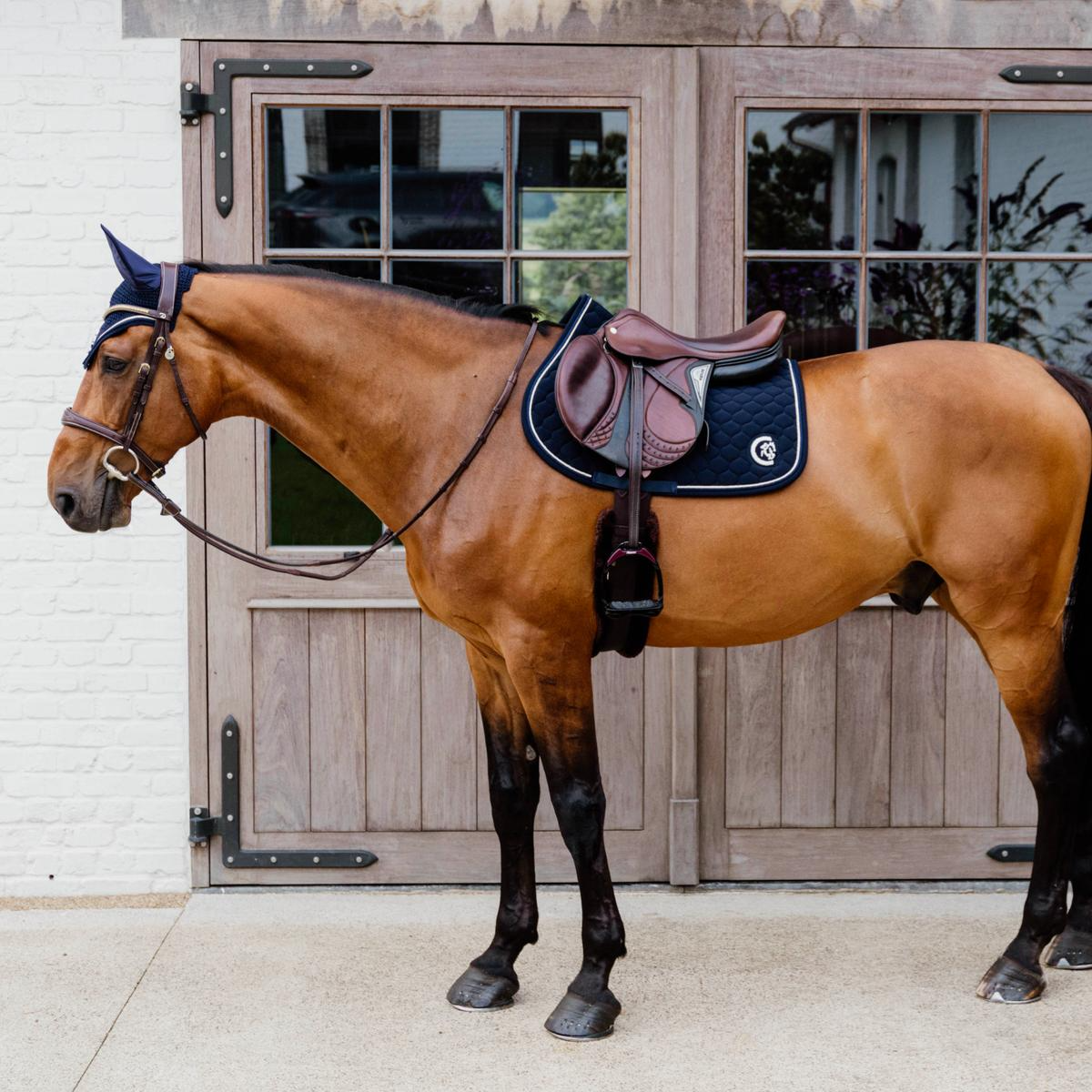 Kentucky Horsewear Saddle Pad 3D Logo Onion Quilt Jumping