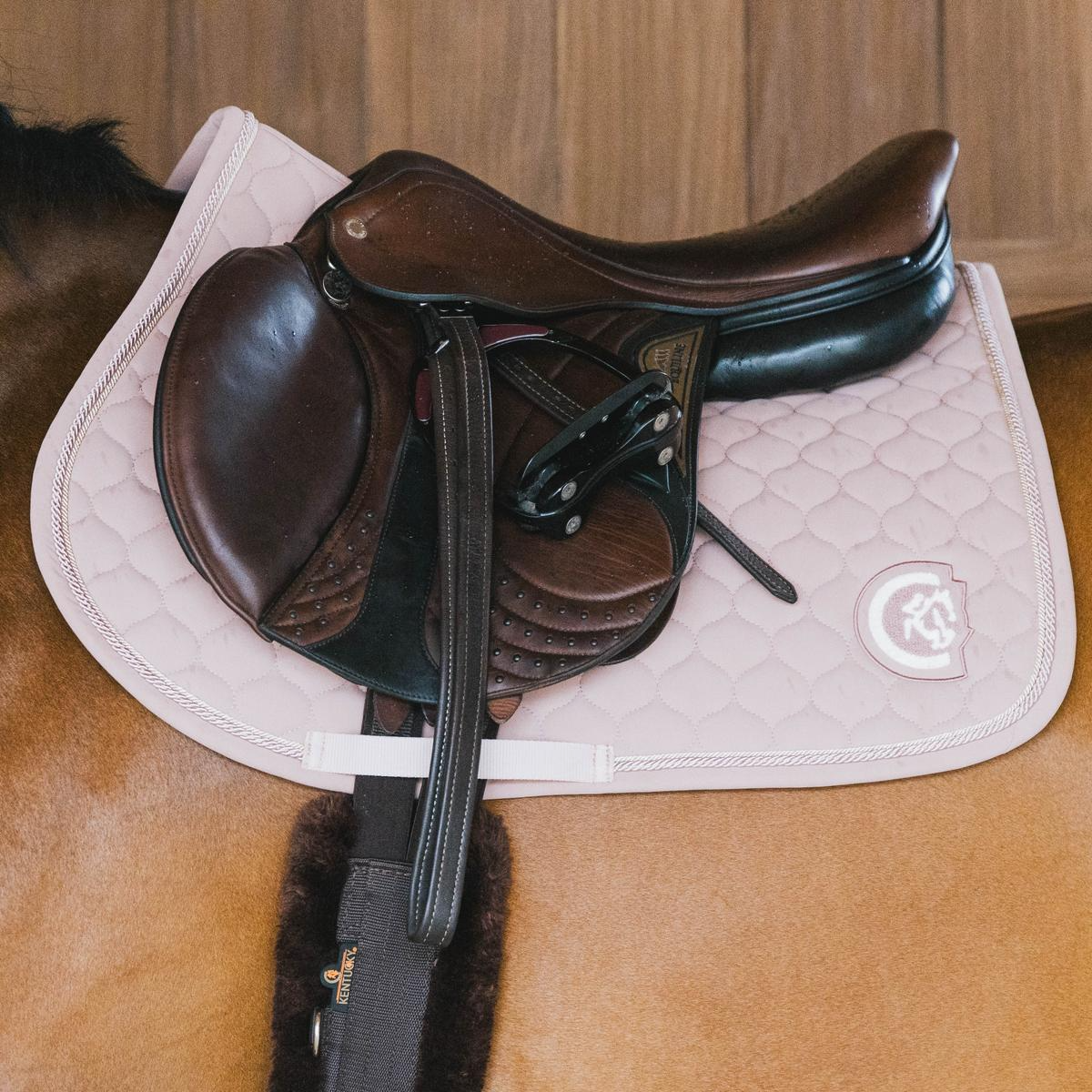 Kentucky Horsewear Saddle Pad 3D Logo Onion Quilt Jumping