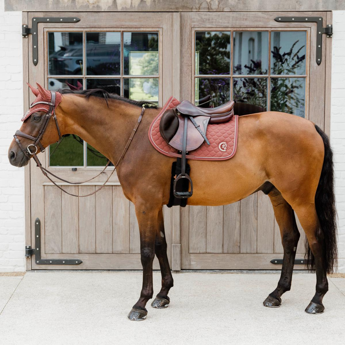 Kentucky Horsewear Saddle Pad 3D Logo Onion Quilt Jumping
