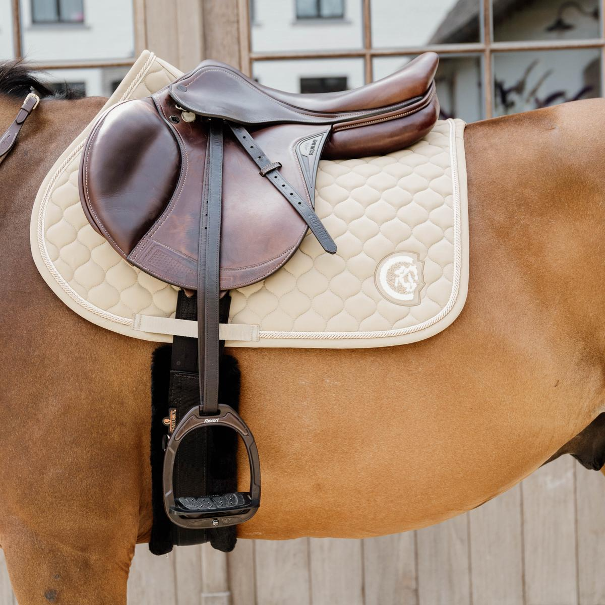 Kentucky Horsewear Saddle Pad 3D Logo Onion Quilt Jumping