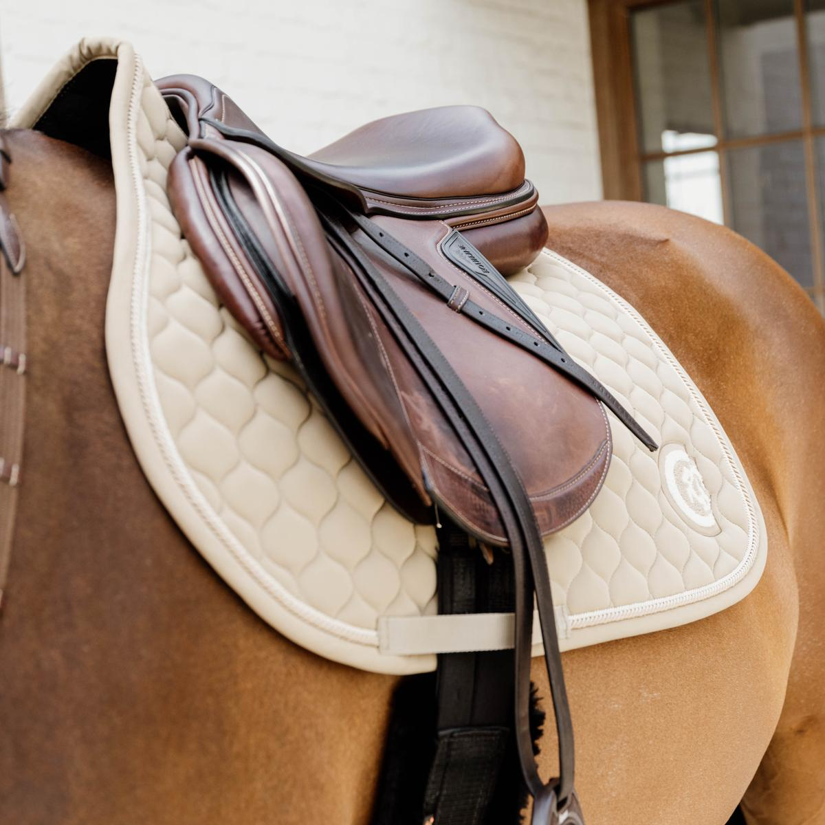 Kentucky Horsewear Saddle Pad 3D Logo Onion Quilt Jumping