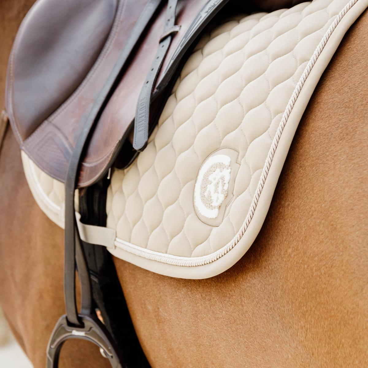 Kentucky Horsewear Saddle Pad 3D Logo Onion Quilt Jumping