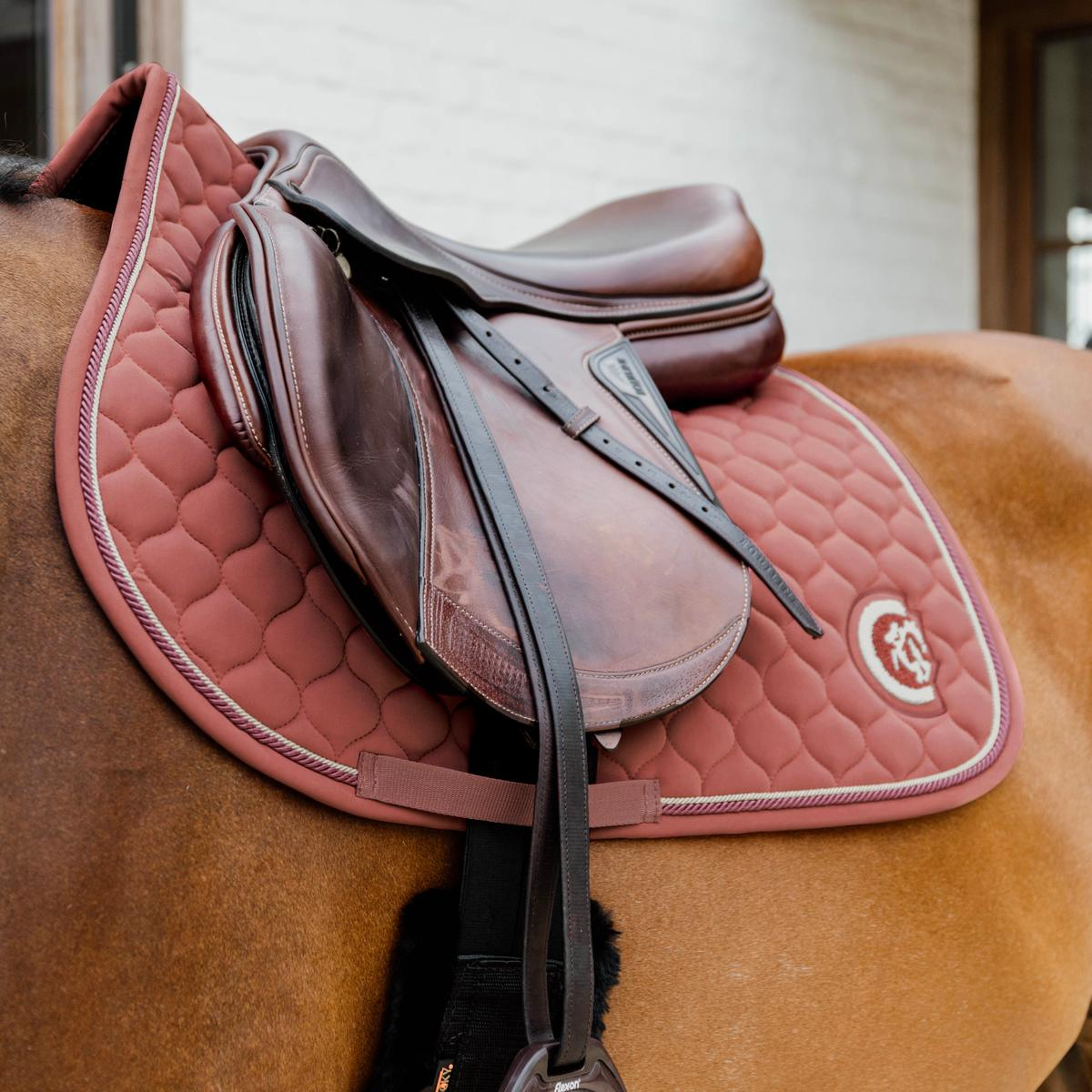 Kentucky Horsewear Saddle Pad 3D Logo Onion Quilt Jumping