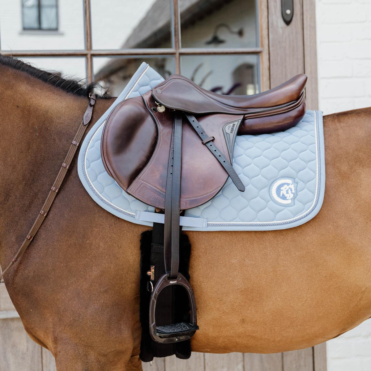 Kentucky Horsewear Saddle Pad 3D Logo Onion Quilt Jumping