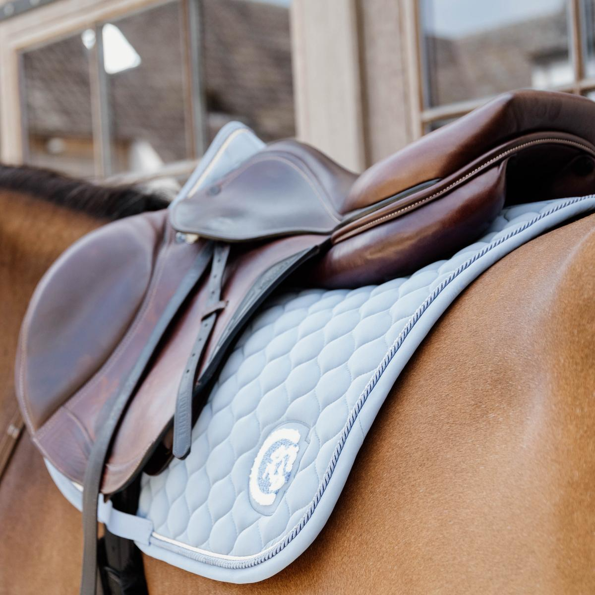 Kentucky Horsewear Saddle Pad 3D Logo Onion Quilt Jumping