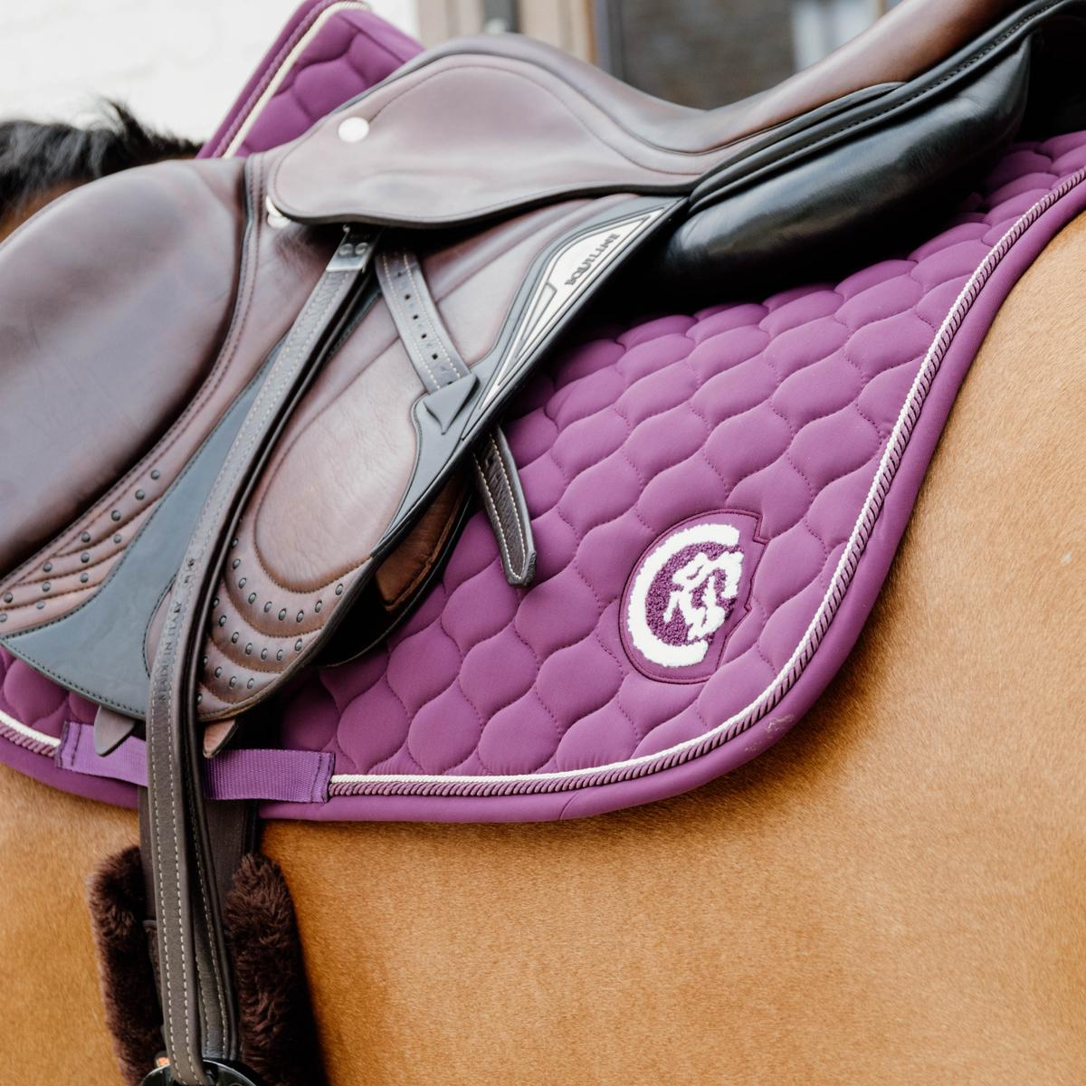 Kentucky Horsewear Saddle Pad 3D Logo Onion Quilt Jumping