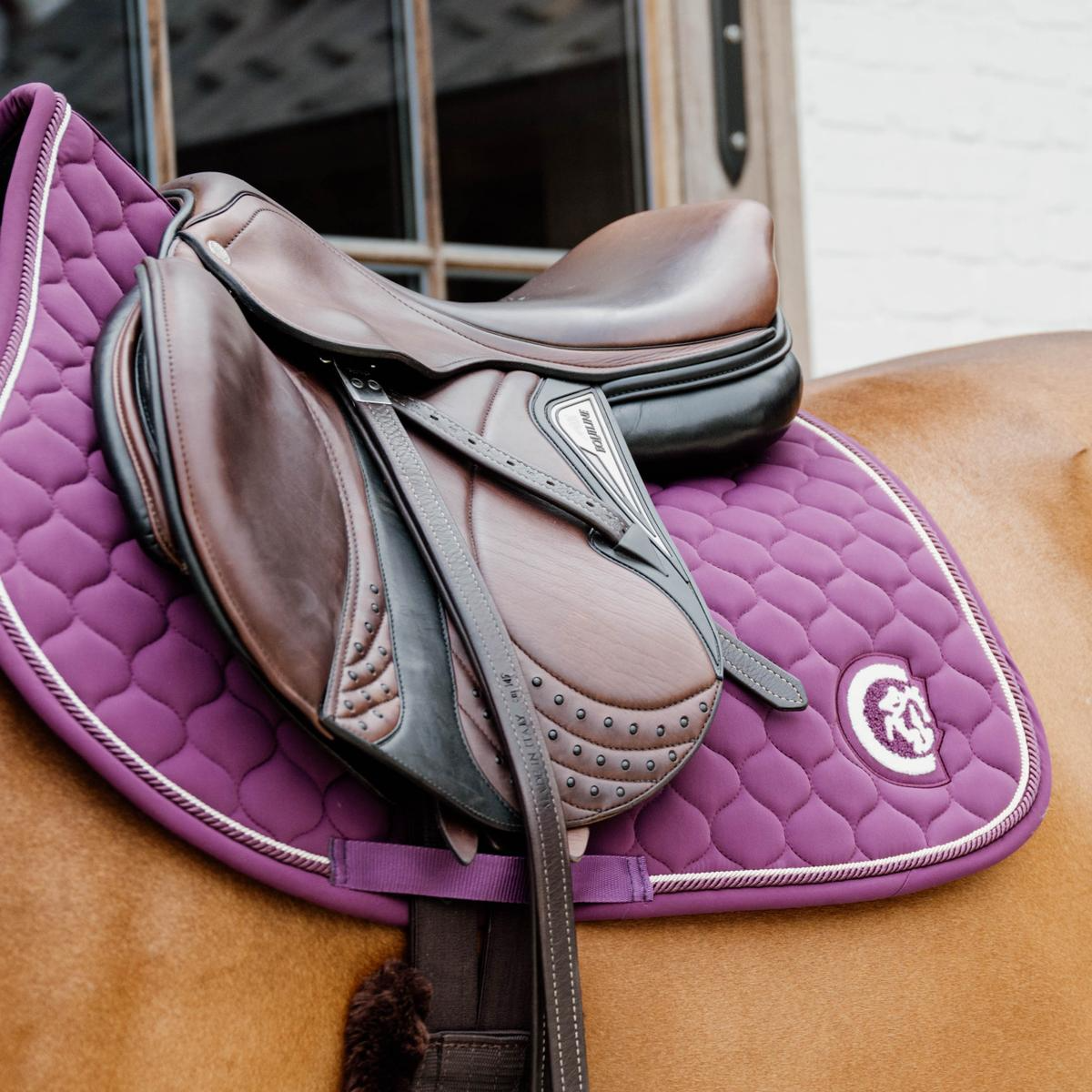 Kentucky Horsewear Saddle Pad 3D Logo Onion Quilt Jumping