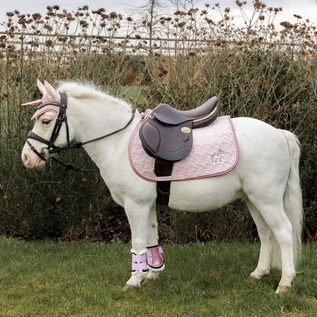 Kentucky Horsewear Saddle Pad Unicorn Head Glitter