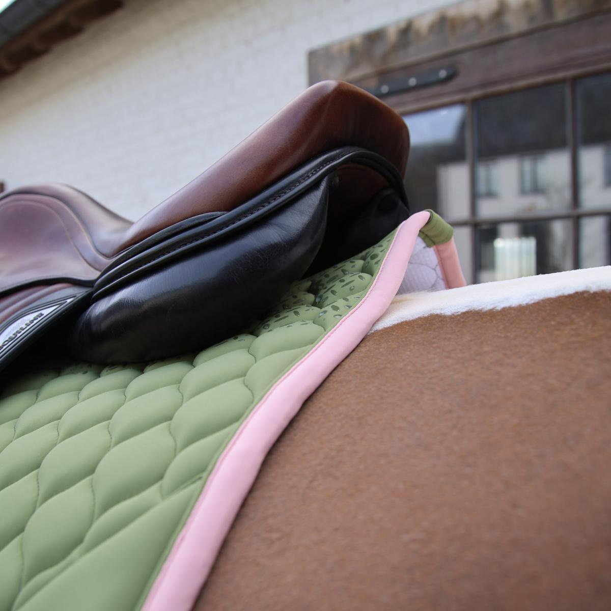 Kentucky Horsewear Saddle Pad Softshell Onion Quilt Jumping