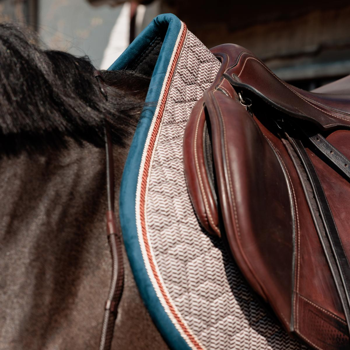 Kentucky Horsewear Saddle Pad Pied-de-Poule Jumping